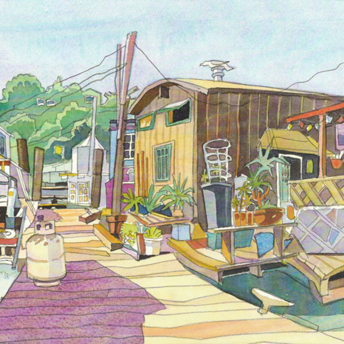 Sausalito houseboats